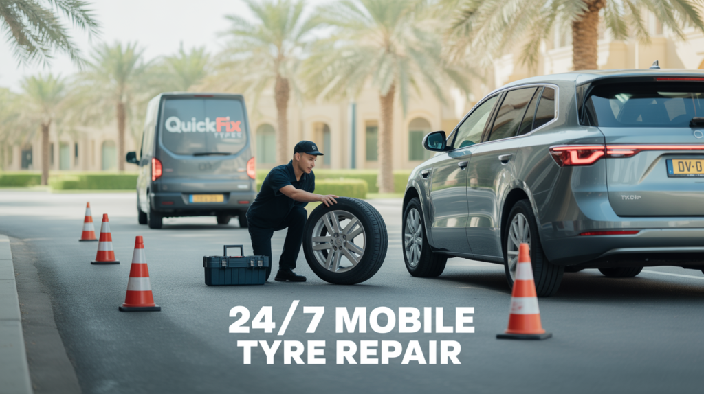 24/7 mobile tyre repair service in Dubai emergency car tyre repair near me Dubai doorstep tyre repair service Dubai roadside tyre repair Dubai UAE professional mobile tyre repair technician Dubai same day tyre repair at home Dubai car tyre repair service near me Dubai mobile tyre fixing service Dubai urgent tyre repair assistance Dubai best tyre repair company in Dubai