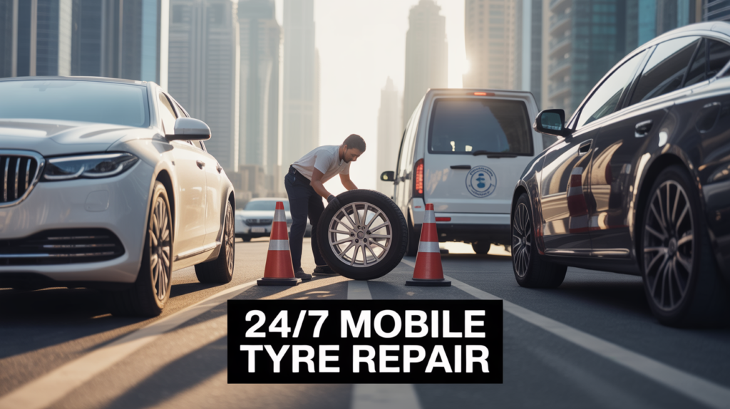 24/7 mobile tyre repair service in Dubai emergency car tyre repair near me Dubai doorstep tyre repair service Dubai roadside tyre repair Dubai UAE professional mobile tyre repair technician Dubai same day tyre repair at home Dubai car tyre repair service near me Dubai mobile tyre fixing service Dubai urgent tyre repair assistance Dubai best tyre repair company in Dubai