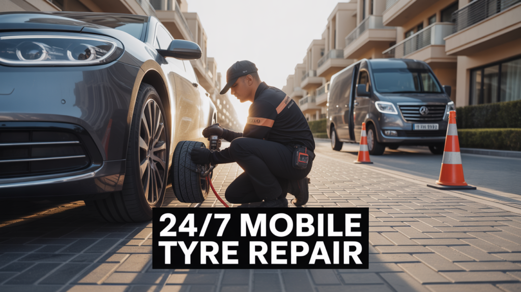 24/7 mobile tyre repair service in Dubai emergency car tyre repair near me Dubai doorstep tyre repair service Dubai roadside tyre repair Dubai UAE professional mobile tyre repair technician Dubai same day tyre repair at home Dubai car tyre repair service near me Dubai mobile tyre fixing service Dubai urgent tyre repair assistance Dubai best tyre repair company in Dubai